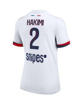 Billige Paris Saint-Germain Achraf Hakimi #2 Bortedrakt Dame 2025-26 Kortermet